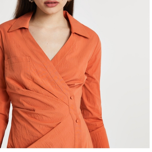 Mini shirt dress - Picture 4 of 6